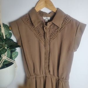 Charming Charlie Boutique Lace Detail Dress Size S